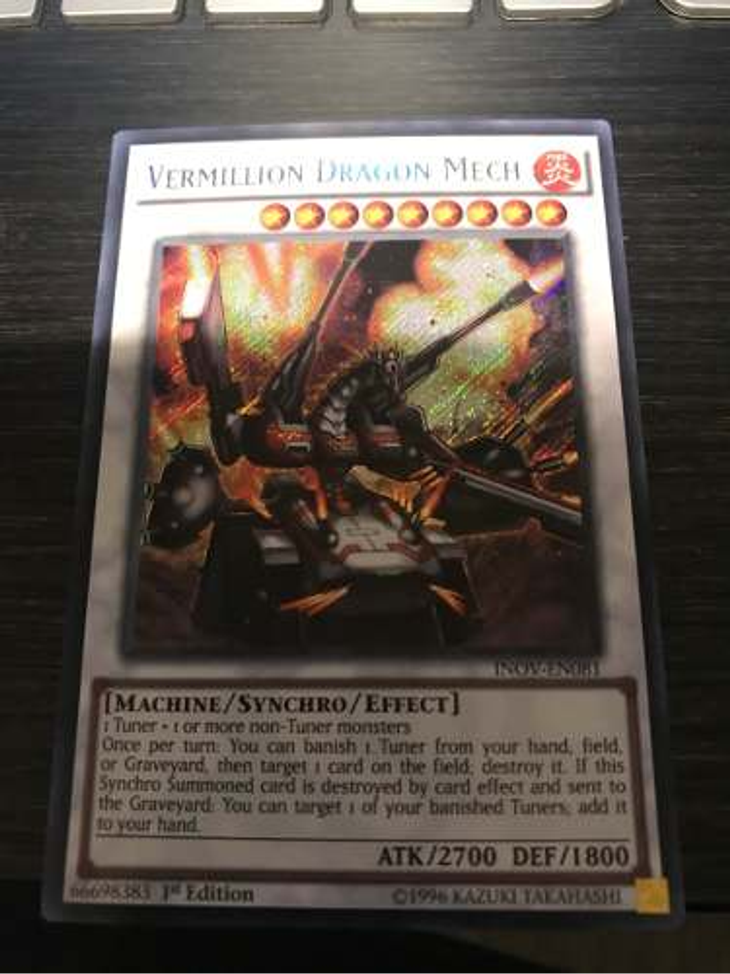 Vermillion Dragon Mech - inov-en081 - Secret Rare 1st Editio 1
