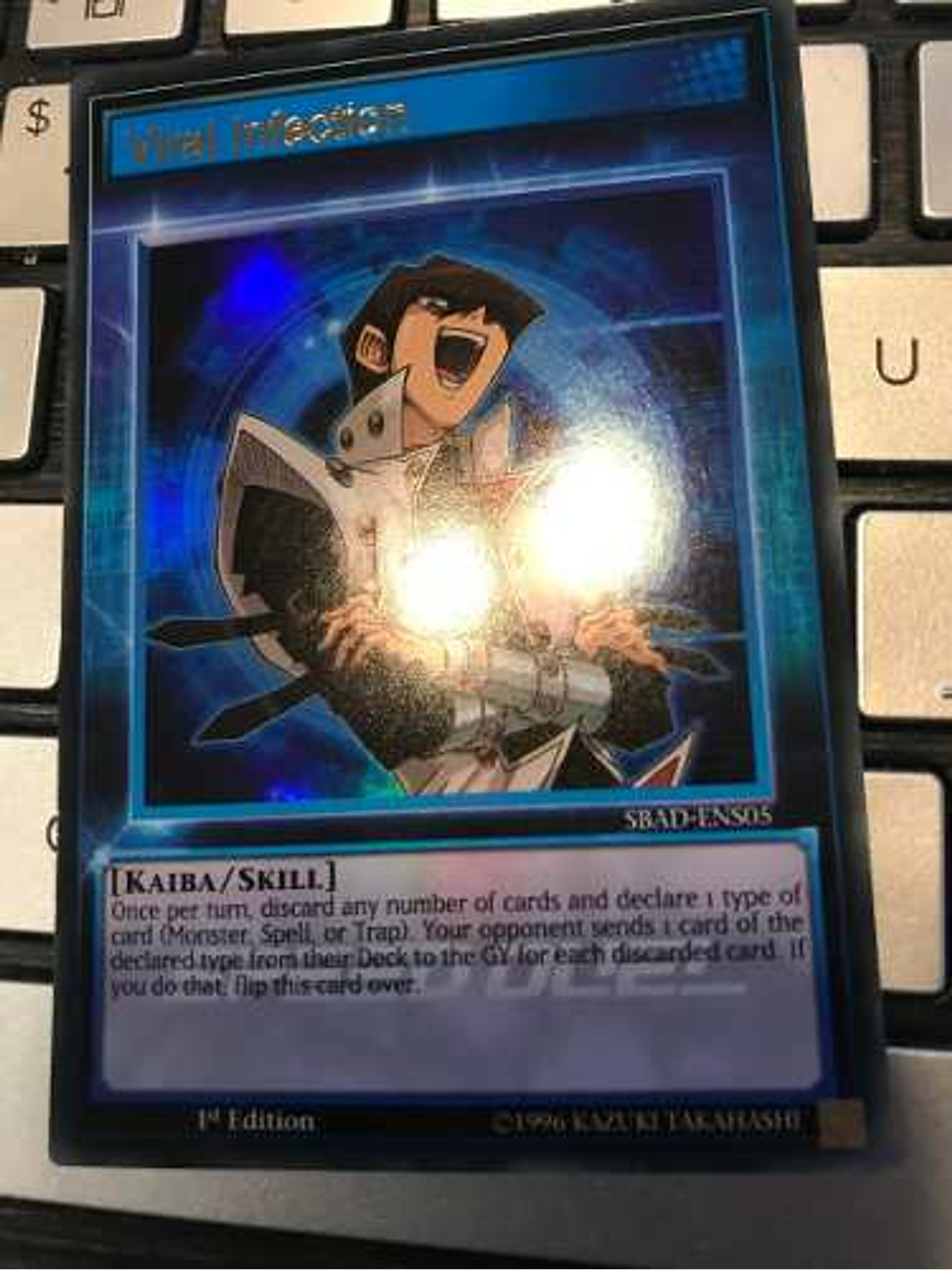 Viral Infection - sbad-ens05 - Ultra Rare 1st Edition (skill 1