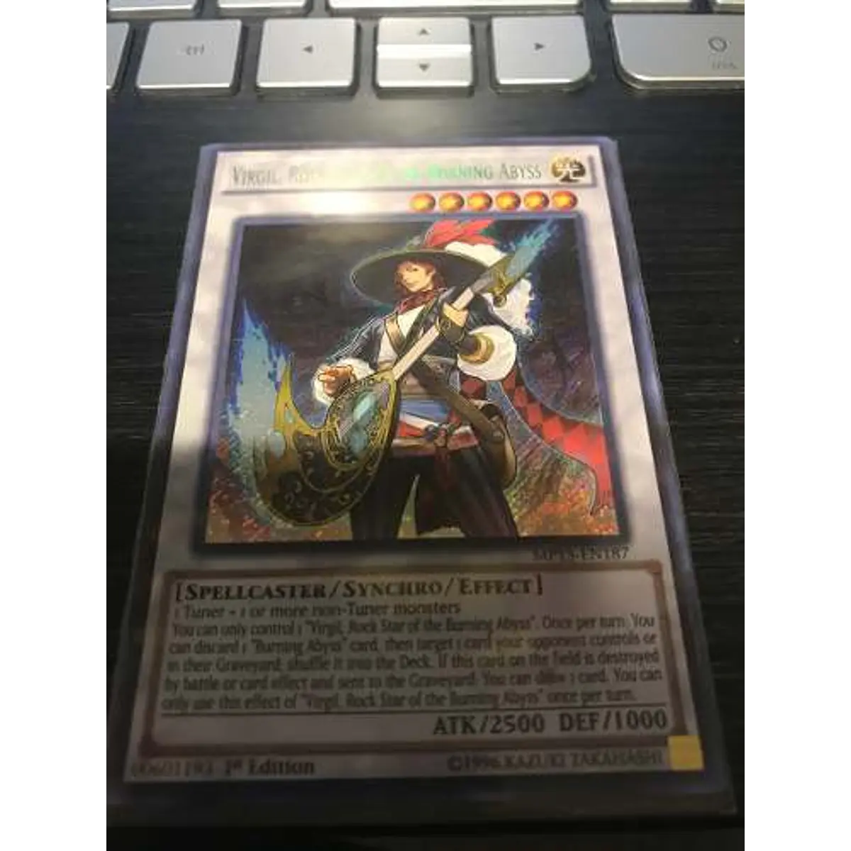 Virgil Rock Star Burning Abyss Thẻ Bài Yugioh Chính Hãng | Virgil, Rock Star Of The Burning Abyss Collezionabile Trading Card Game