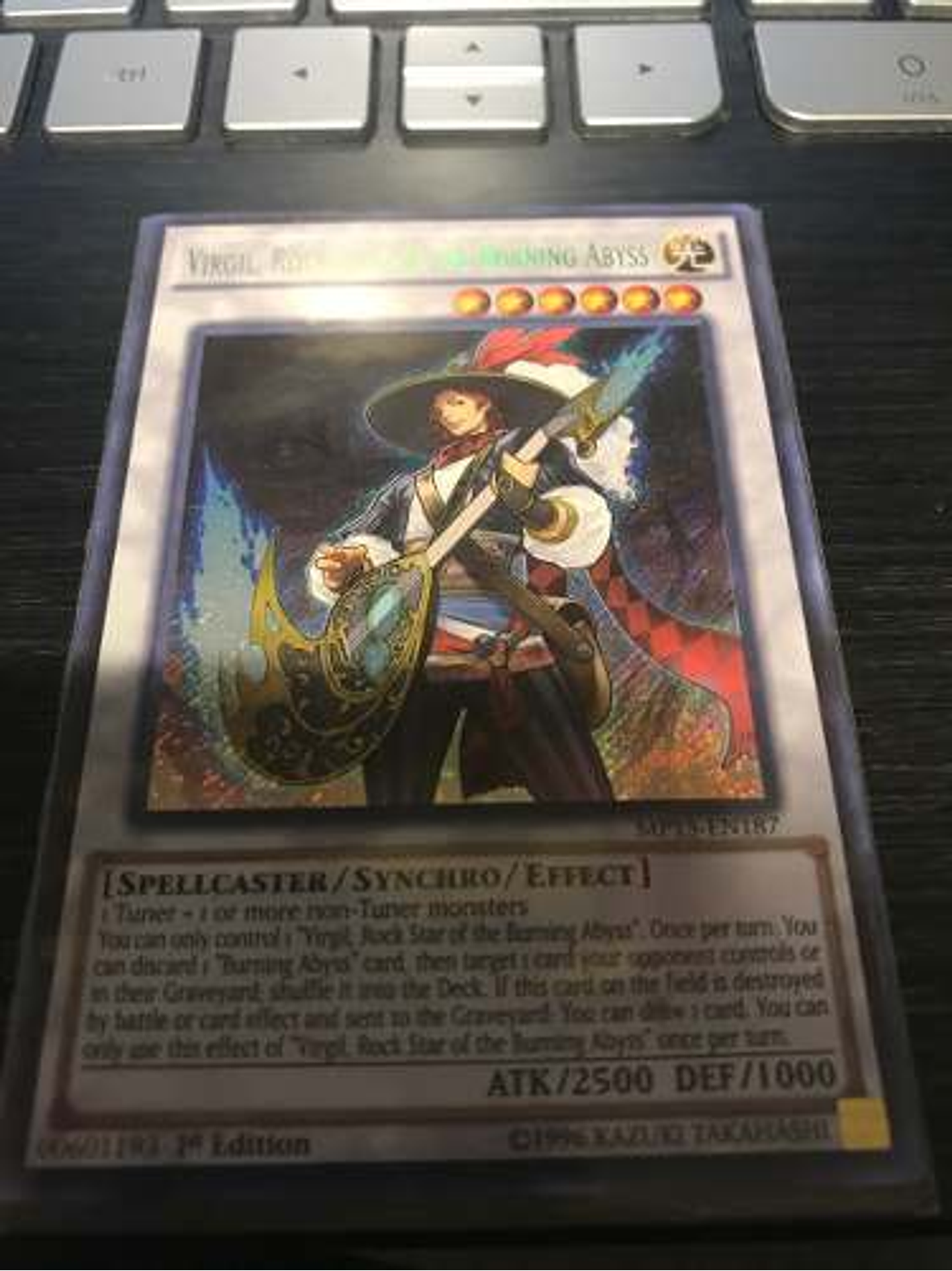 Virgil, Rock Star of the Burning Abyss - MP15-EN187 - Secret Rare 1st Edition 1