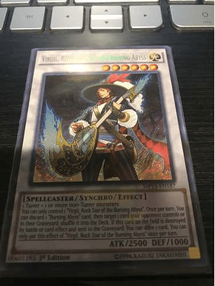 Virgil, Rock Star of the Burning Abyss - MP15-EN187 - Secret Rare 1st Edition