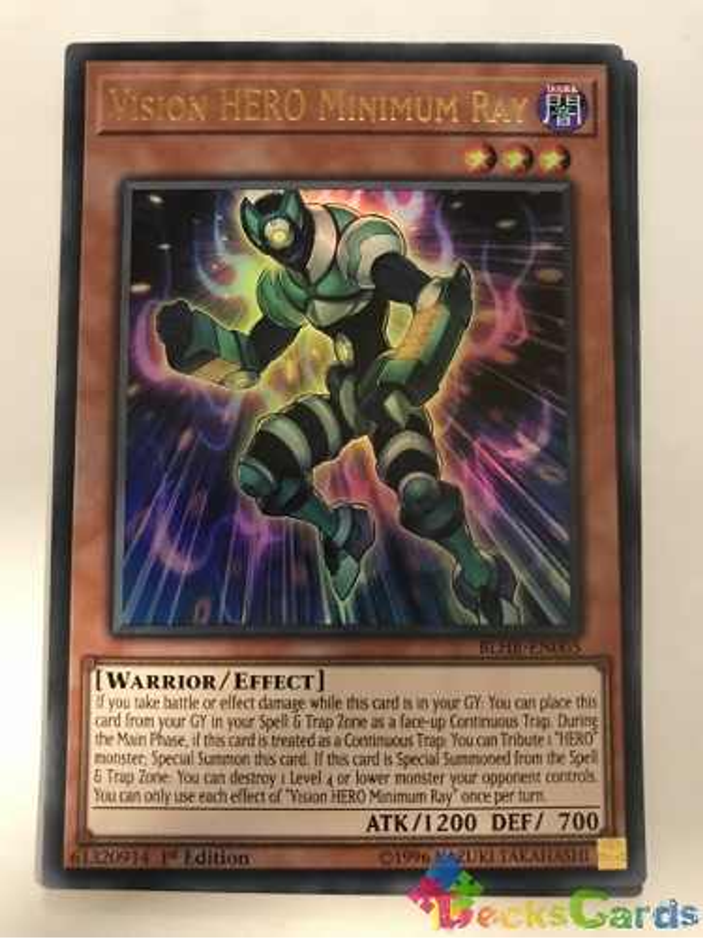 Vision Hero Minimum Ray - blhr-en005 - Ultra Rare 1st Editio 1