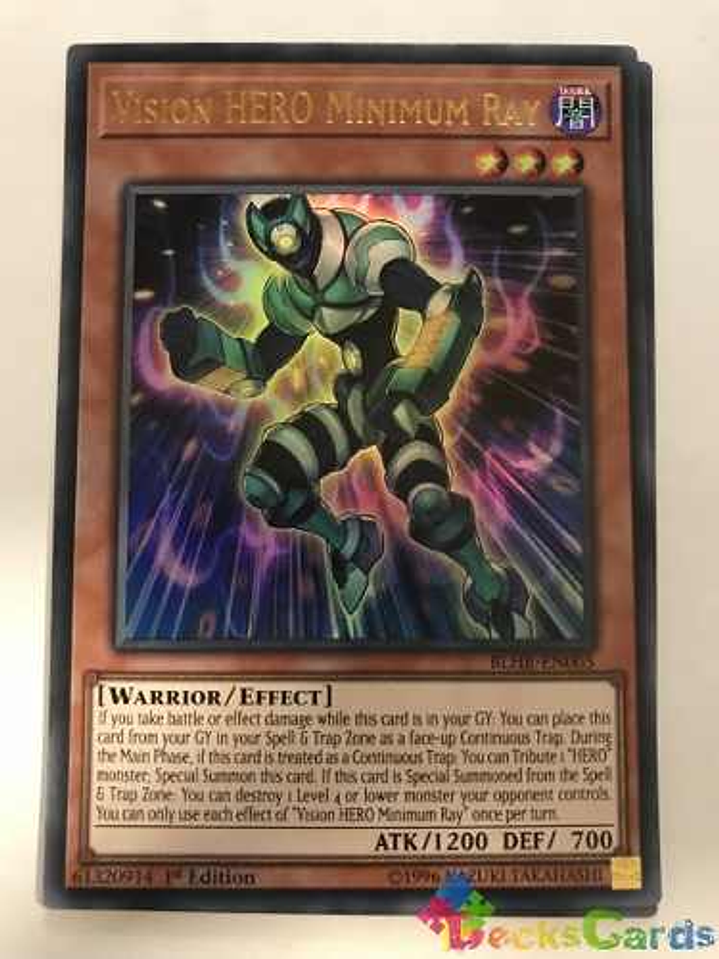 Vision Hero Minimum Ray - blhr-en005 - Ultra Rare 1st Editio 1