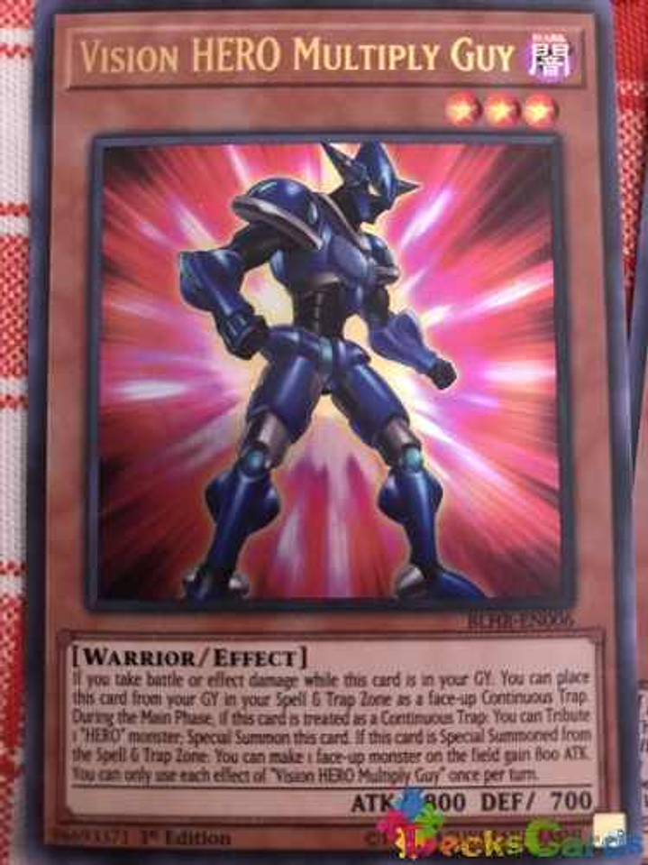 Vision Hero Multiply Guy - blhr-en006 - Ultra Rare 1st Edition 1