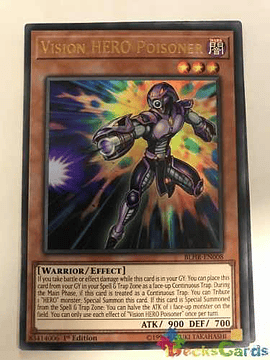 Vision Hero Poisoner - blhr-en008 - Ultra Rare 1st Edition