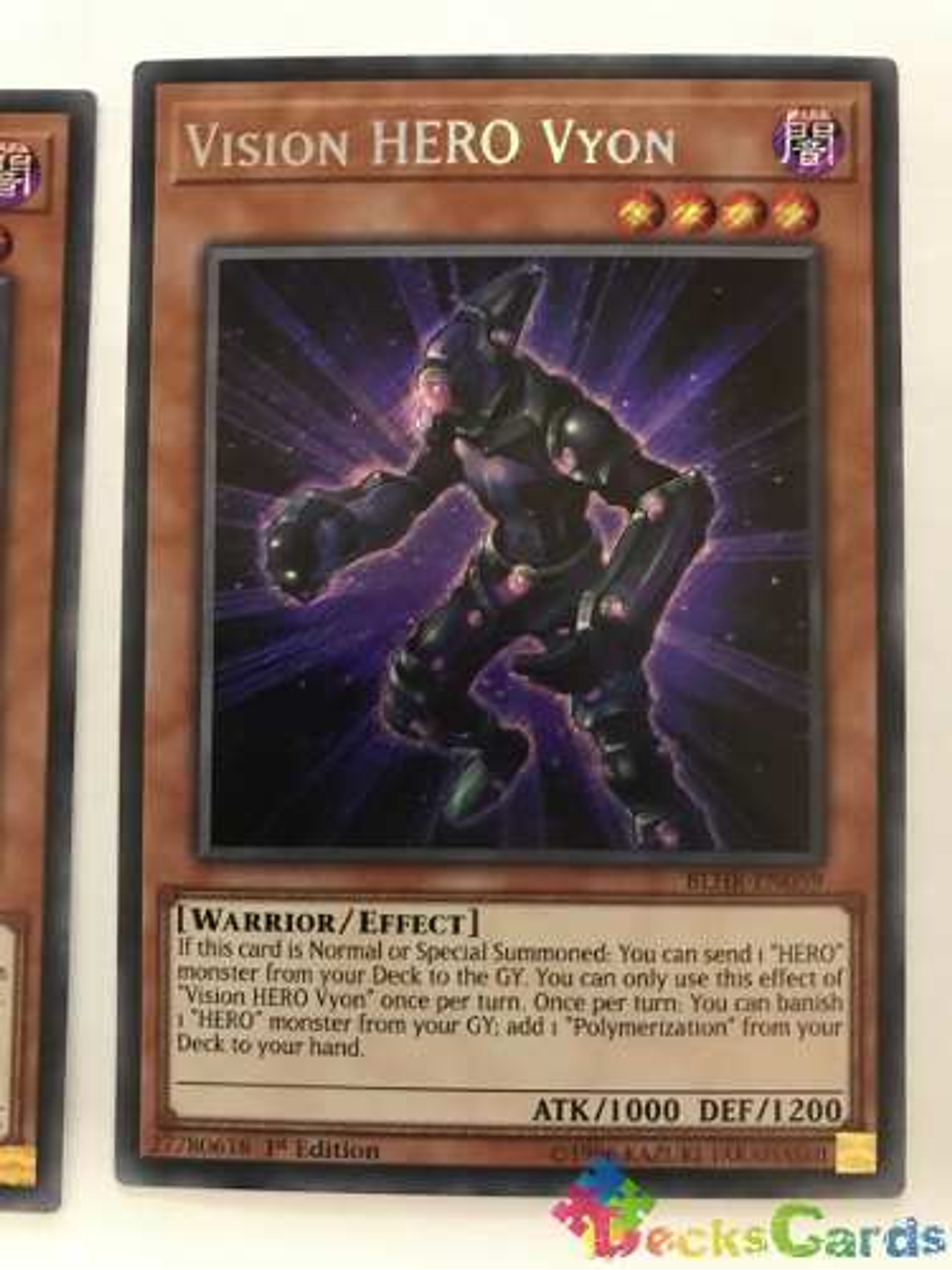 Vision Hero Vyon - blhr-en059 - Secret Rare 1st Edition 1