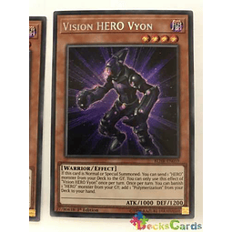 Vision Hero Vyon - blhr-en059 - Secret Rare 1st Edition