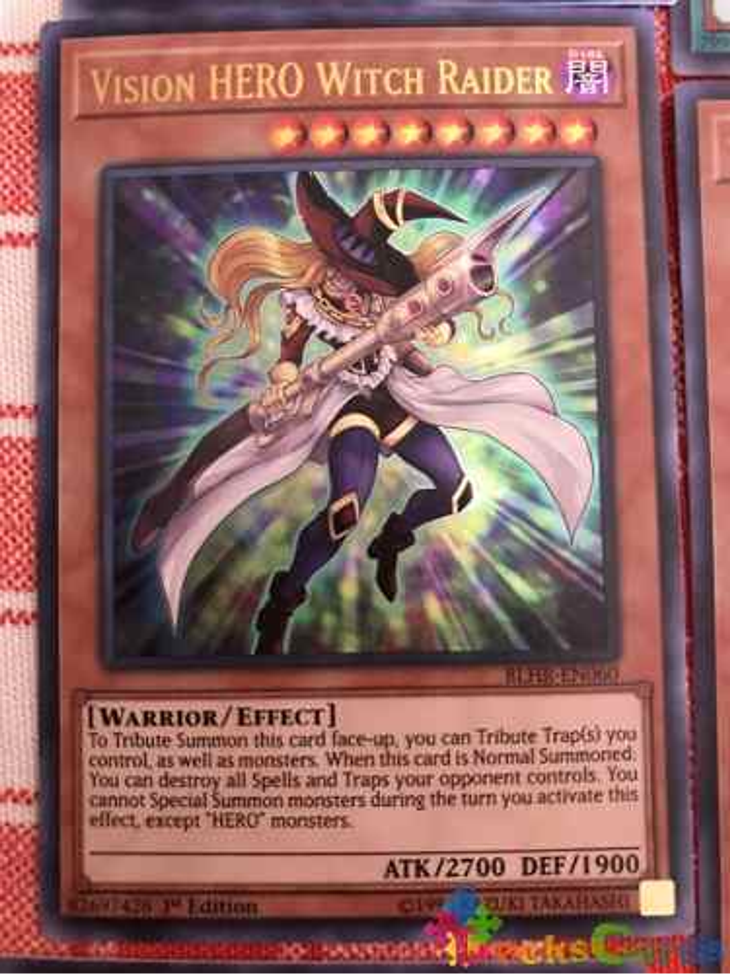 Vision Hero Witch Raider - blhr-en060 - Ultra Rare 1st Edition 1