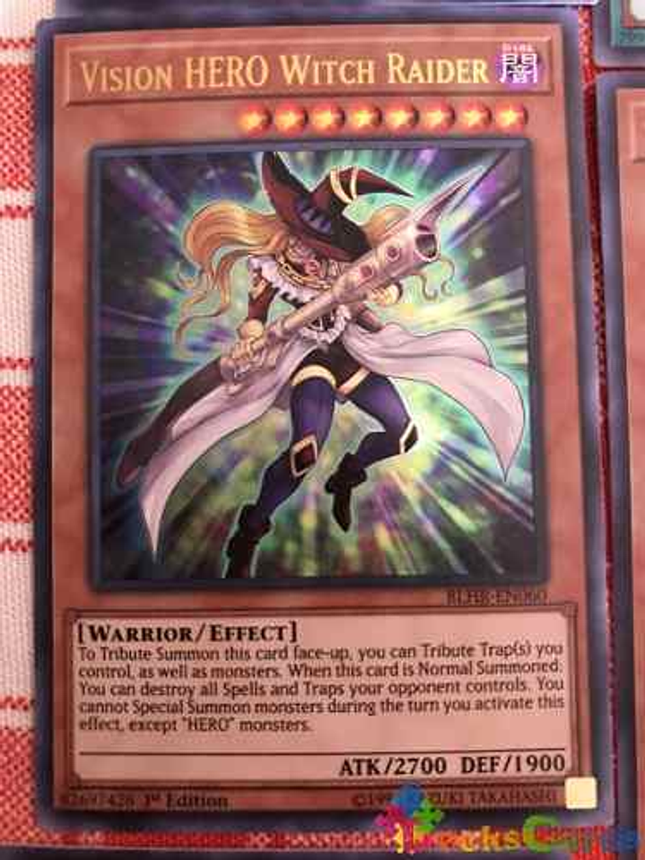 Vision Hero Witch Raider - blhr-en060 - Ultra Rare 1st Edition 1