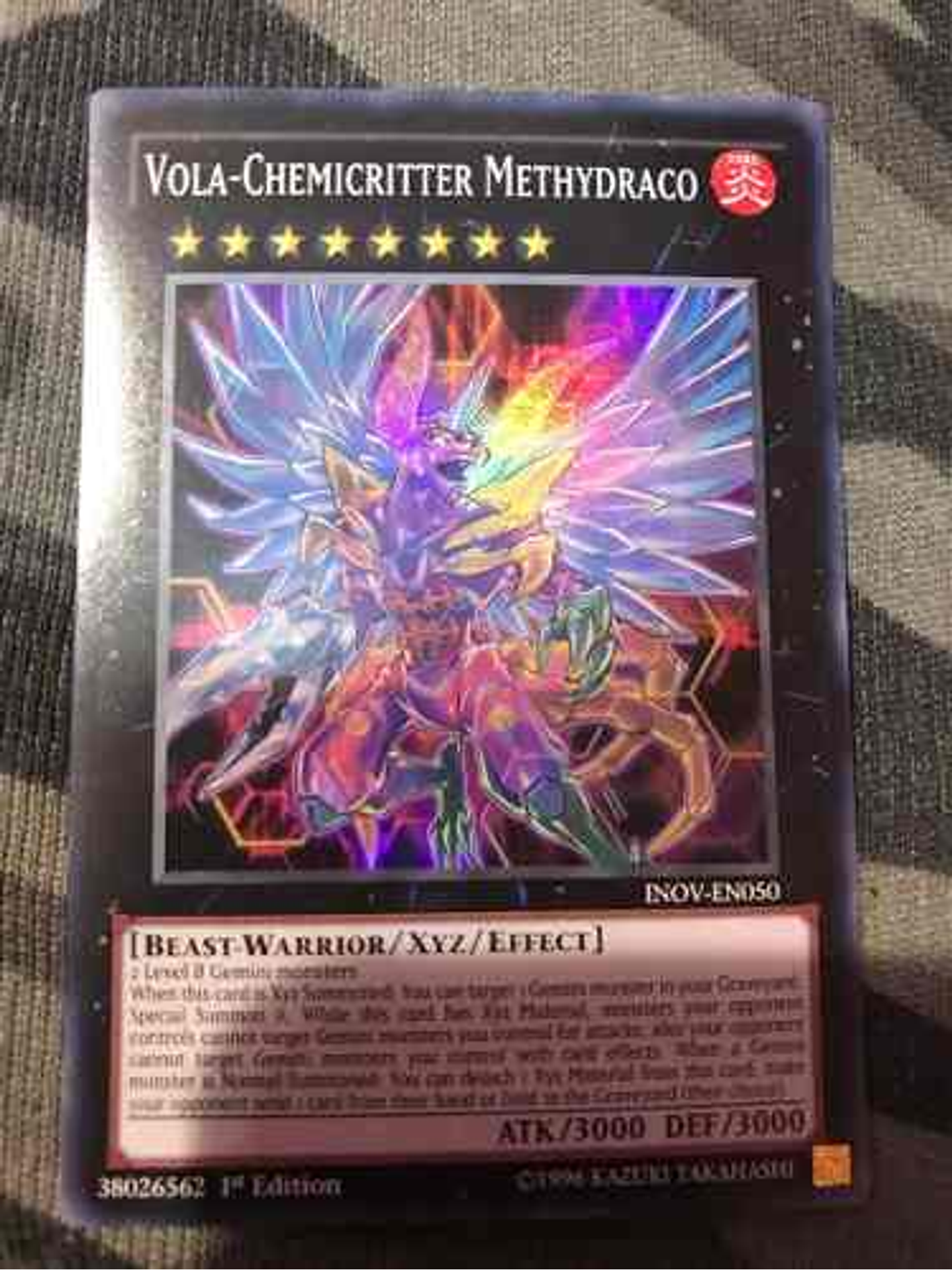 Vola-chemicritter Methydraco - inov-en050 - Super Rare 1st Edition 1
