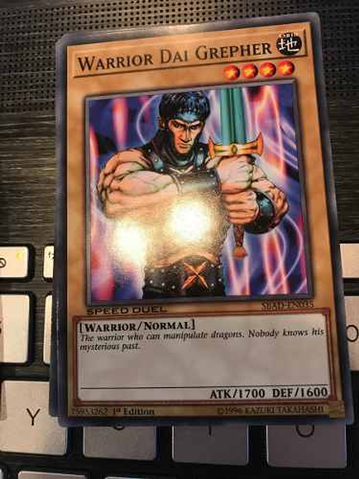 Warrior Dai Grepher - sbad-en035 - Common 1st Edition 1