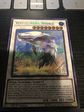 White Aura Whale - bllr-en020 - Secret Rare 1st Edition