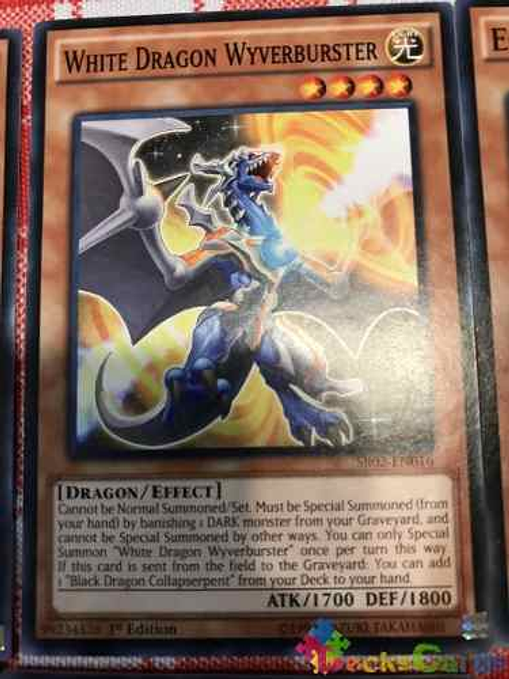 White Dragon Wyverburster - sr02-en016 - Common 1st Edition 1