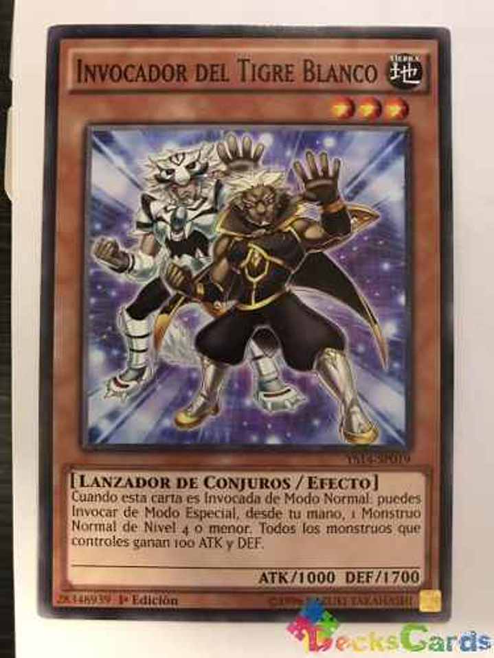 White Tiger Summoner - ys14-en019 - Common 1st Edition 1