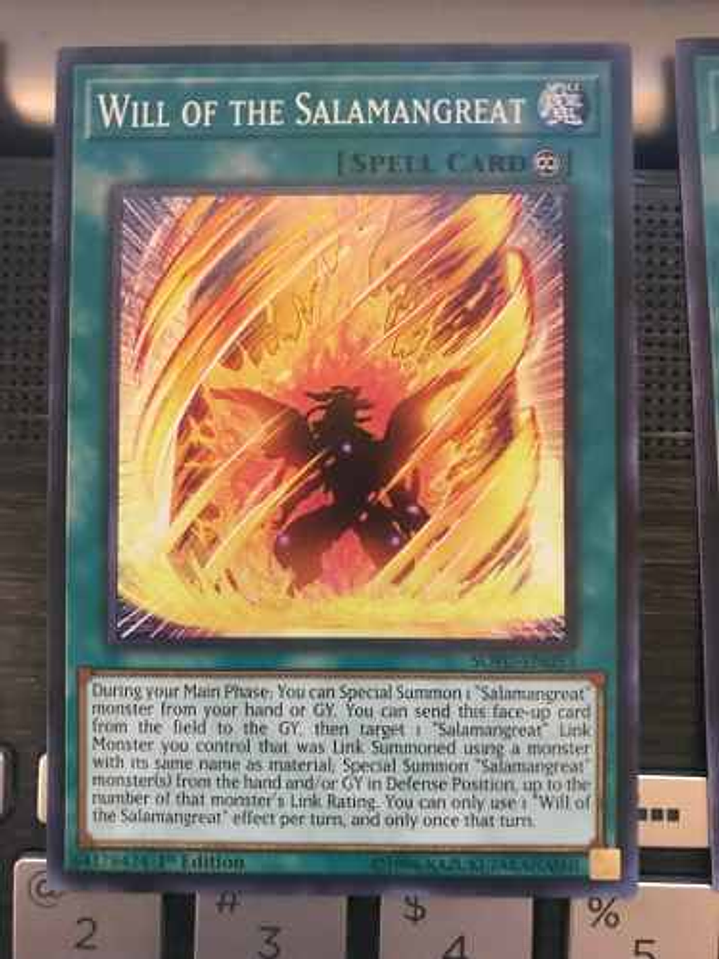 Will Of The Salamangreat - sofu-en053 - Common 1st Edition 1