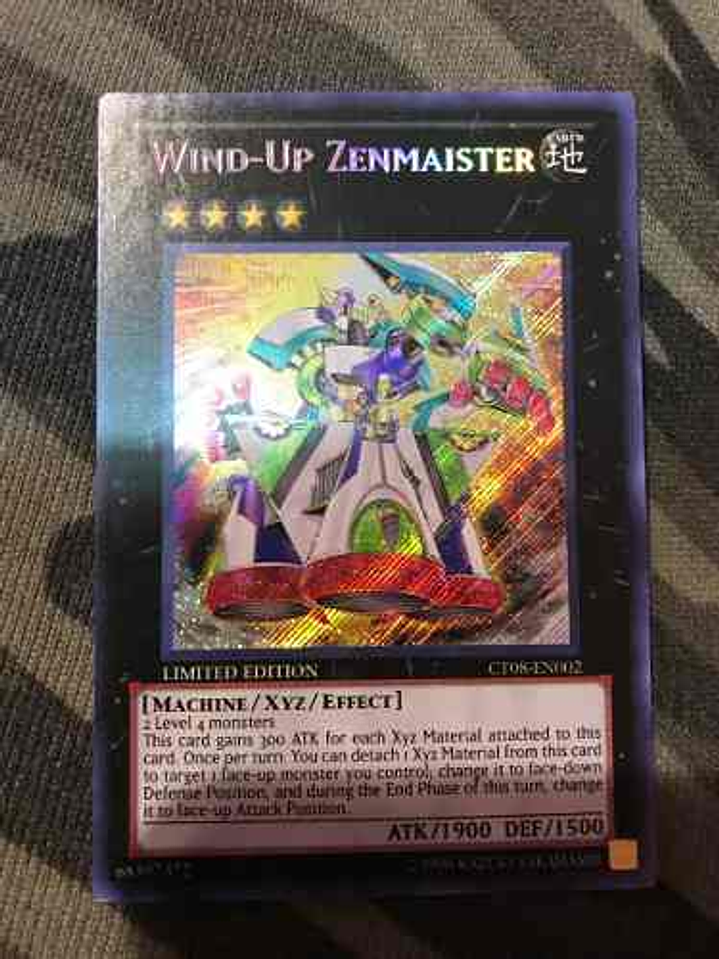 Wind-up Zenmaister - ct08-en002 - Secret Rare 1