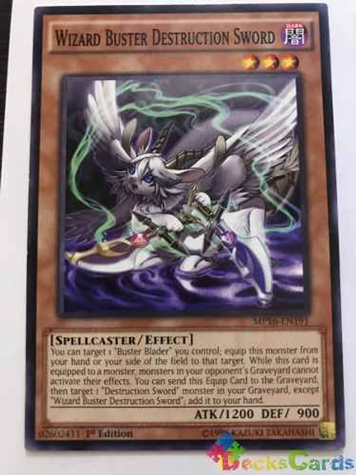 Wizard Buster Destruction Sword - MP16-EN191 - Common 1st Edition 1