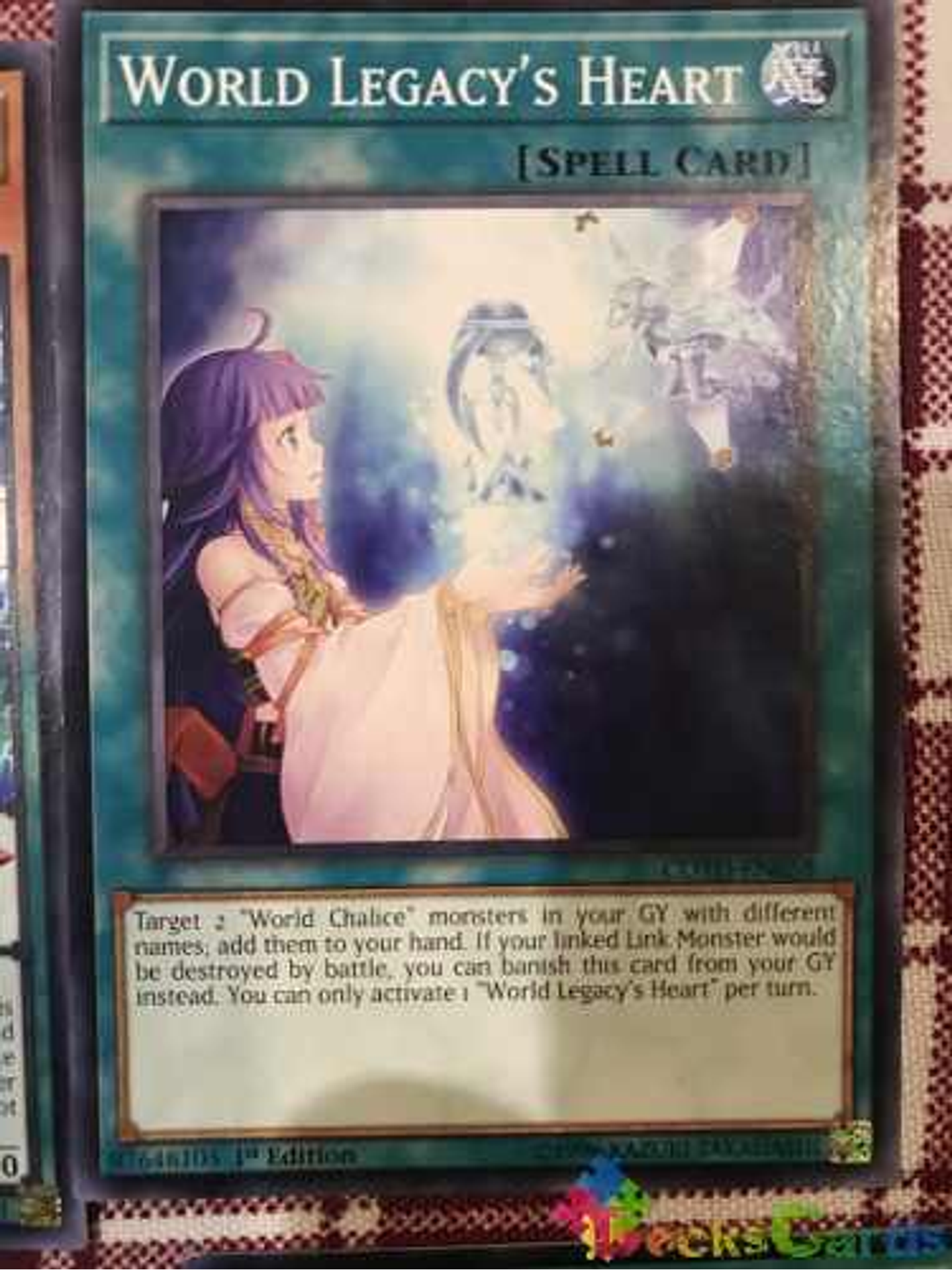 World Legacy's Heart - cotd-en058 - Common 1st Edition 1