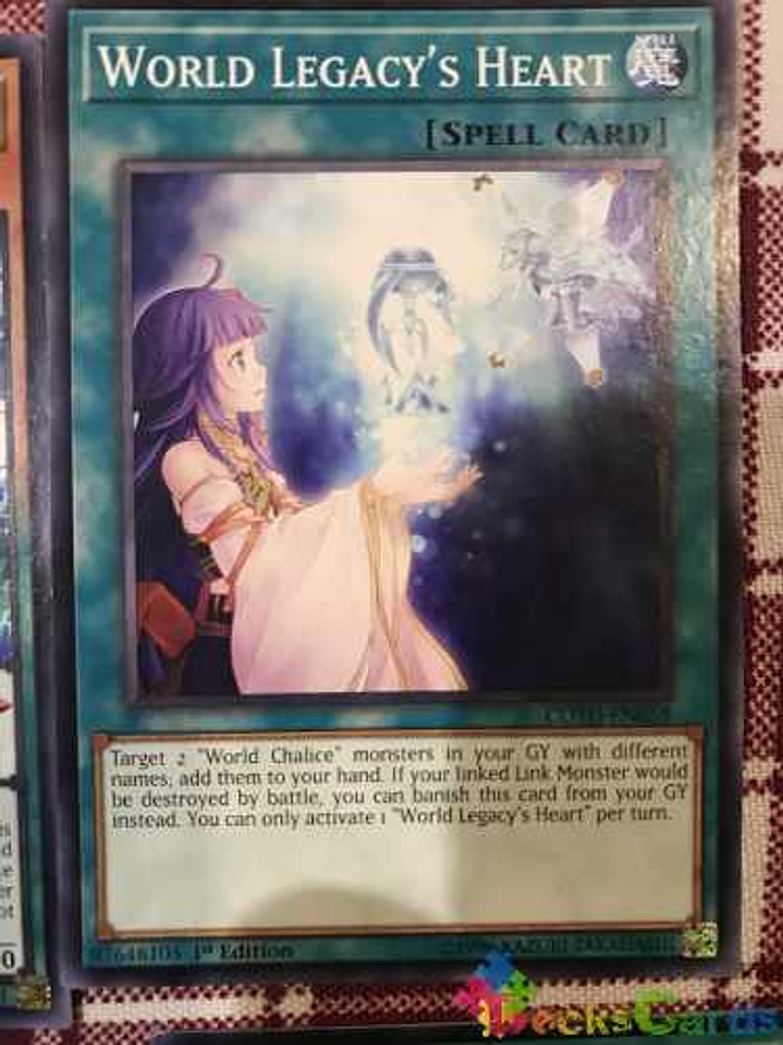 World Legacy's Heart - cotd-en058 - Common 1st Edition 1