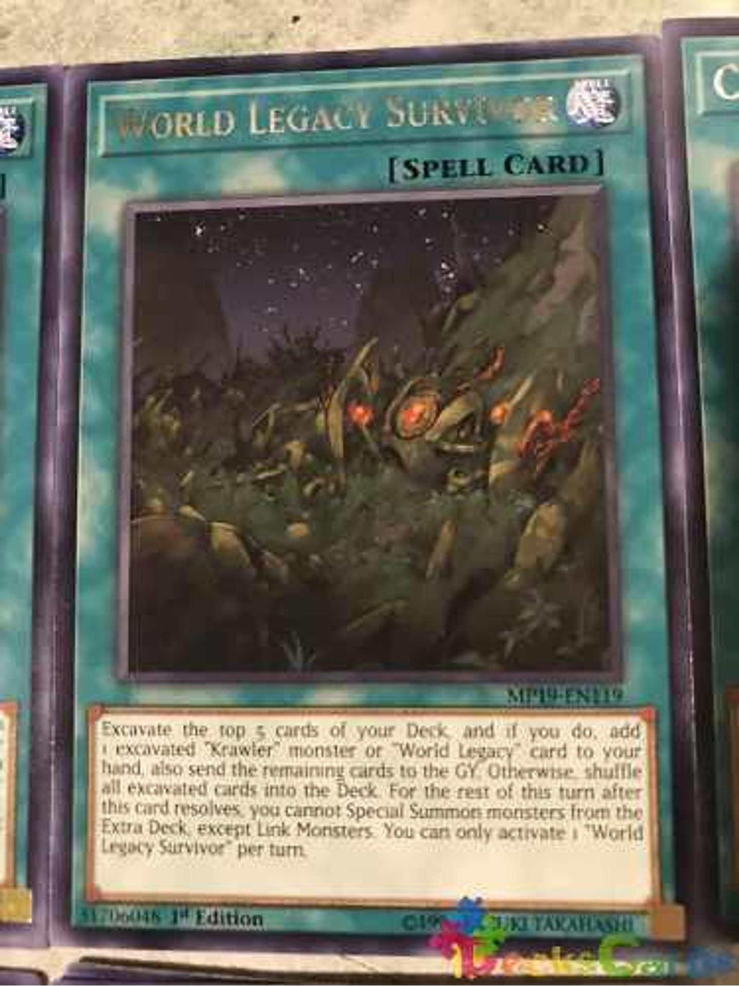 World Legacy Survivor - mp19-en119 - Rare 1st Edition 1