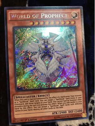 World Of Prophecy - mp14-en081 - Secret Rare 1st Edition