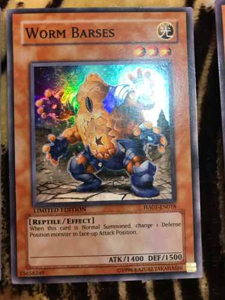 Worm Barses - ha01-en018 - Super Rare 1st Edition 1