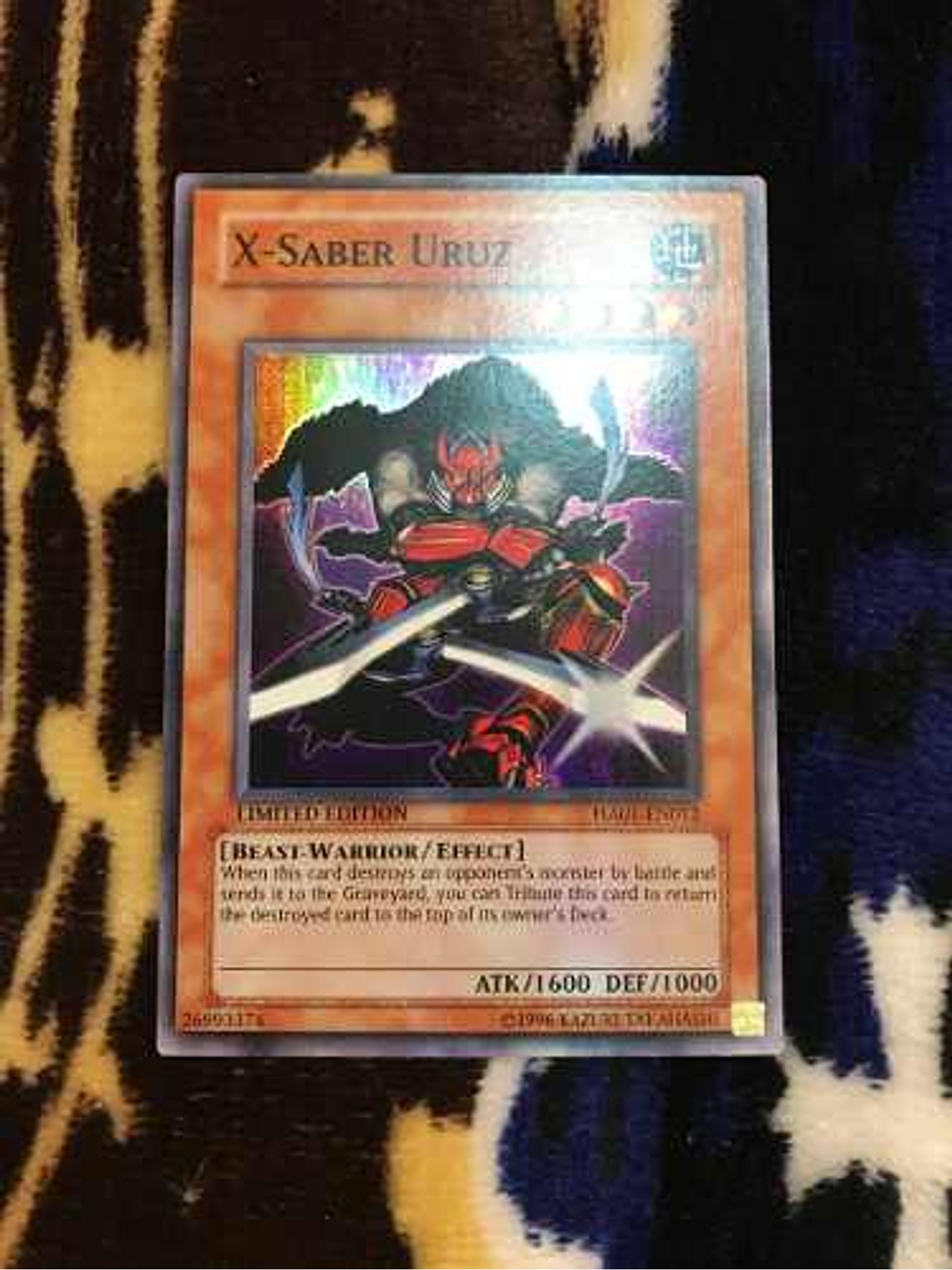 X-saber Uruz - ha01-en012 - Super Rare 1st Edition 1