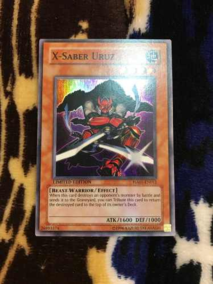 X-saber Uruz - ha01-en012 - Super Rare 1st Edition 1
