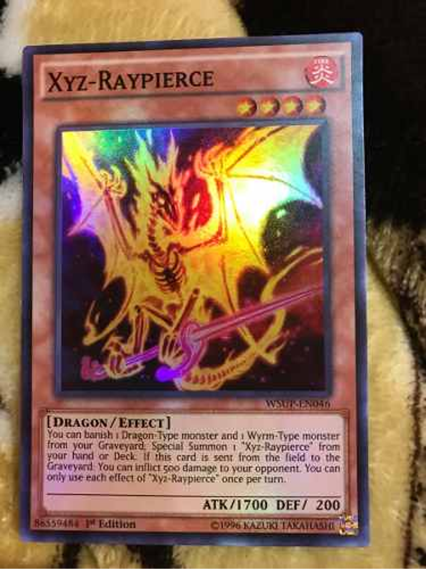 Xyz-raypierce - wsup-en046 - Super Rare 1st Edition 1