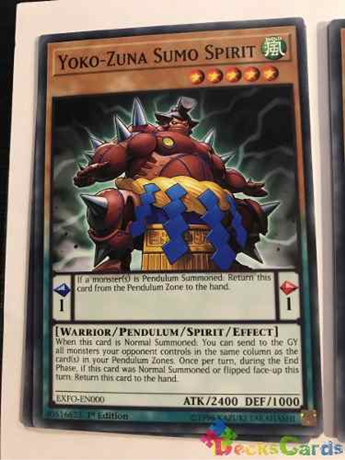 Yoko-zuna Sumo Spirit - Exfo-en000 - Common 1st Edition 1