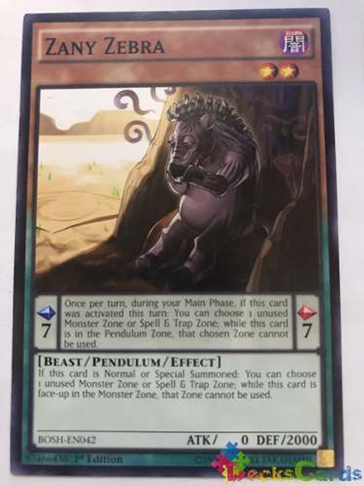 Zany Zebra - bosh-en042 - Common 1st Edition 1