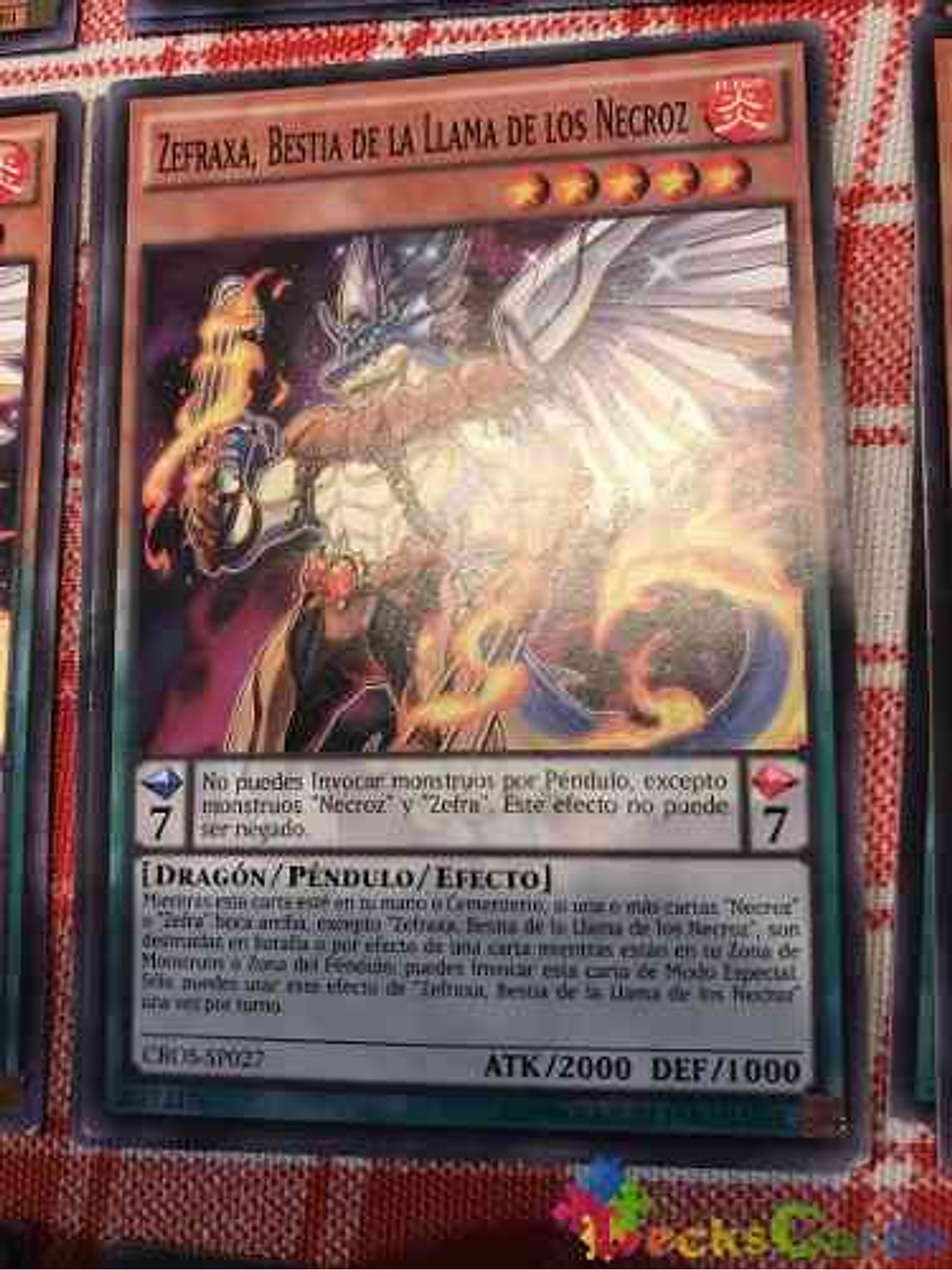 Zefraxa, Flame Beast Of The Nekroz - cros-en027 - Common Unl 1