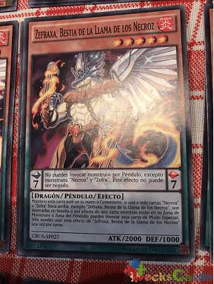 Zefraxa, Flame Beast Of The Nekroz - cros-en027 - Common Unl