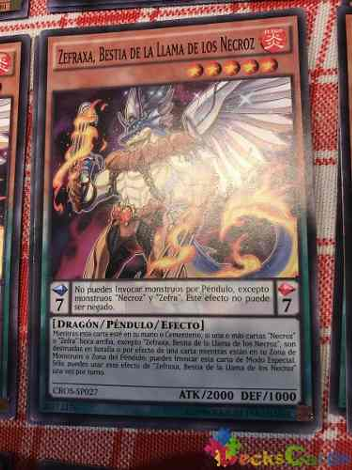 Zefraxa, Flame Beast Of The Nekroz - cros-en027 - Common Unl 1