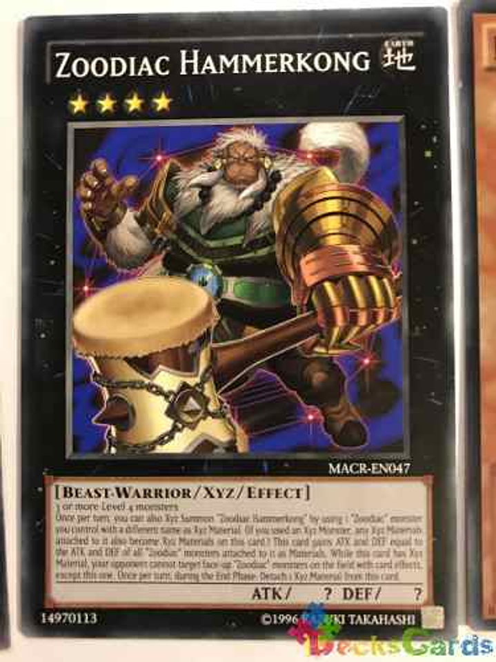 Zoodiac Hammerkong - macr-en047 - Common Unlimited 1