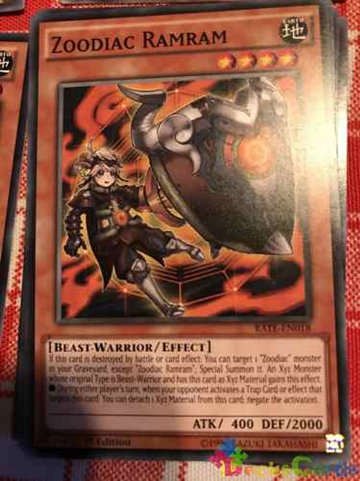 Zoodiac Ramram - rate-en018 - Common 1st Edition 1