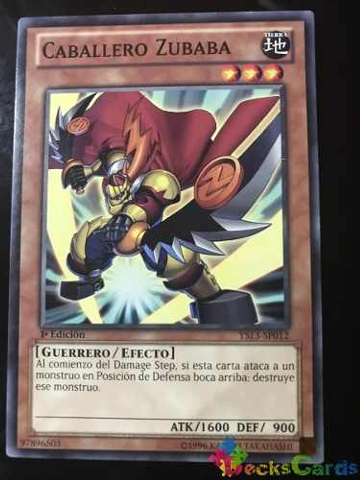 Zubaba Knight - ys13-en012 - Common 1st Edition 1