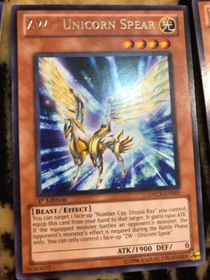 Zw - Unicorn Spear - orcs-en005 - Rare 1st Edition 1