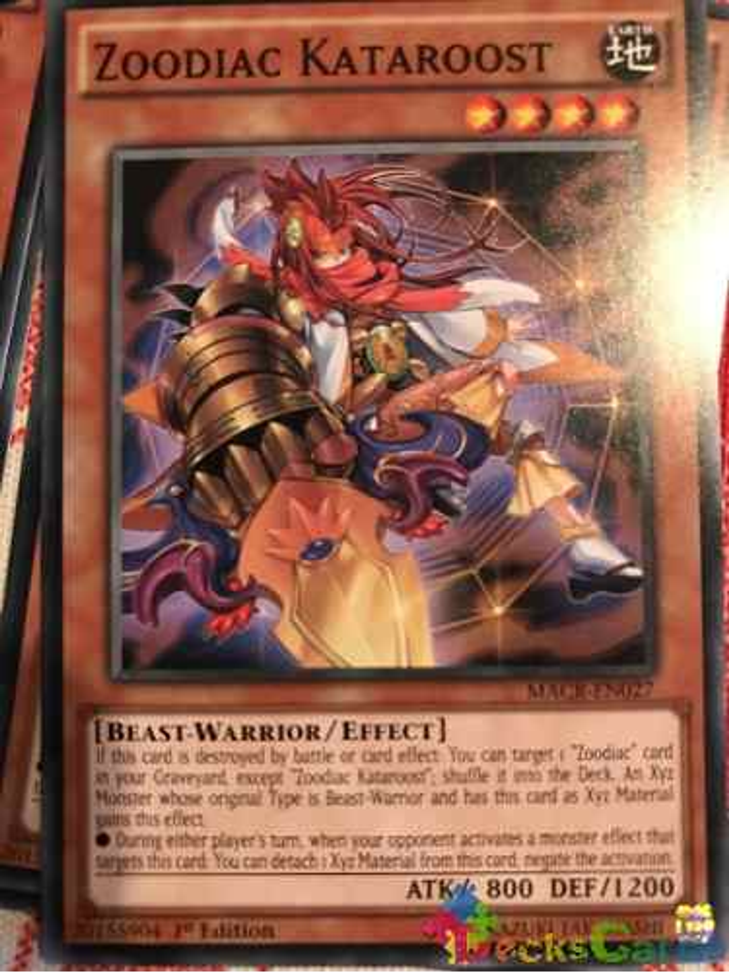 Zoodiac Kataroost - macr-en027 - Common 1st Edition 2