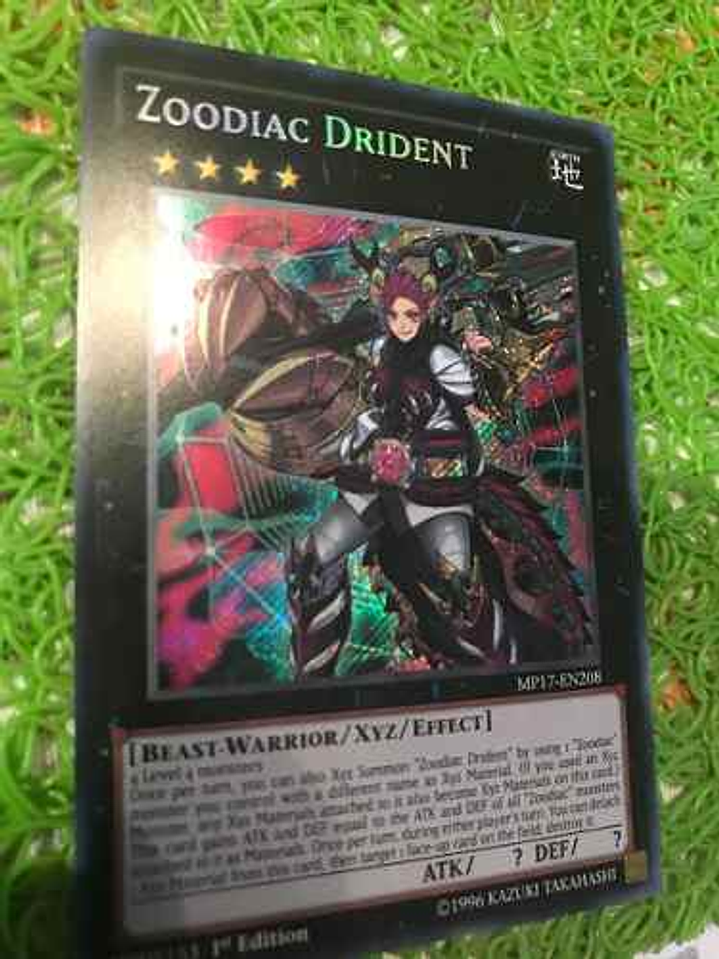 Zoodiac Drident - mp17-en208 - Secret Rare 1st Edition 2
