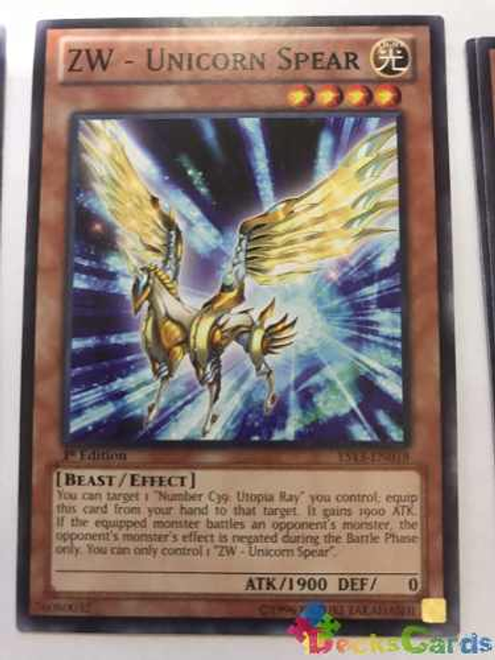 Zw - Unicorn Spear - ys13-en018 - Common 1st Edition 2