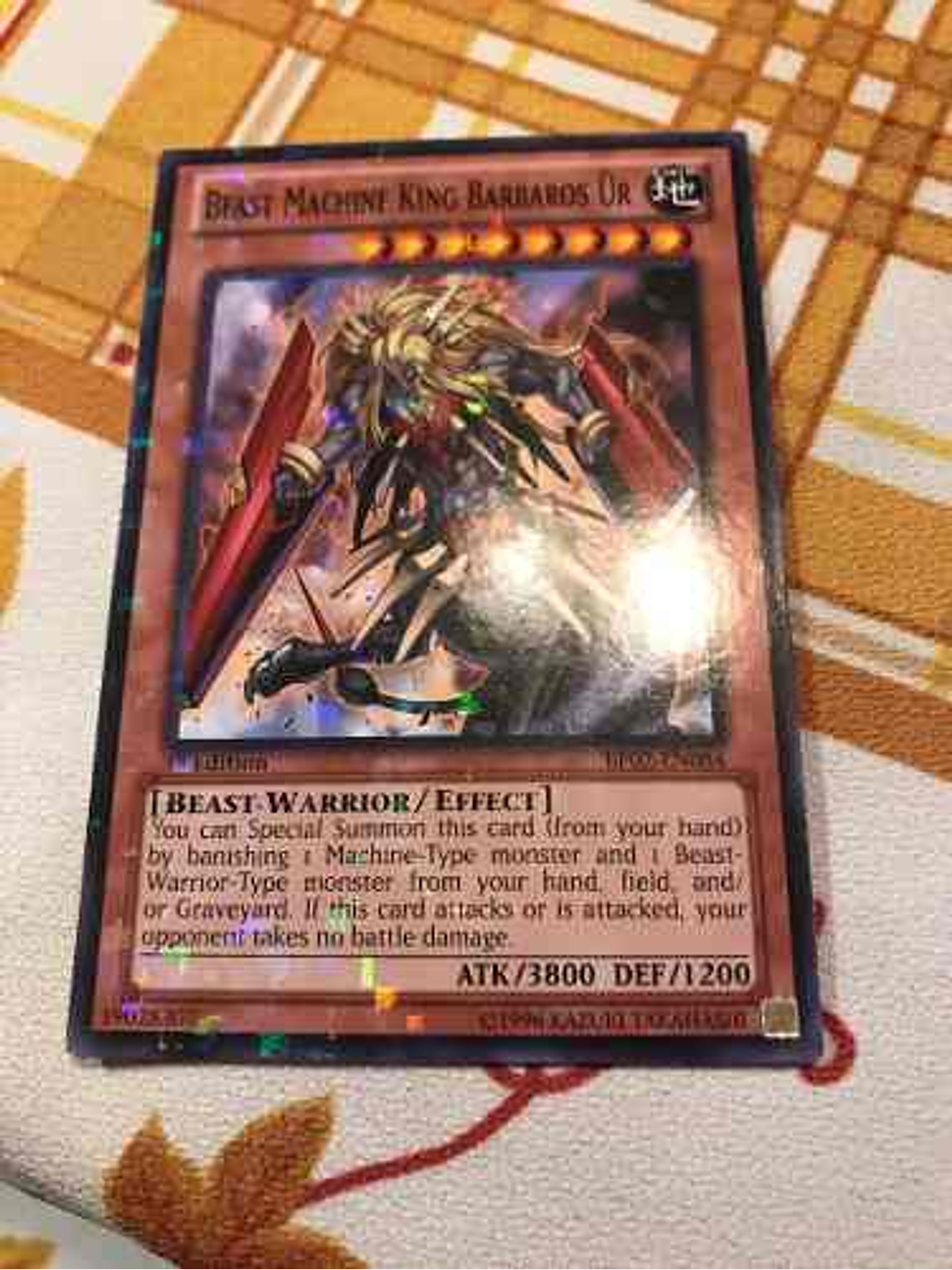 Beast Machine King Barbaros Ur - bp02-en084 - Mosaic Rare 1s 1