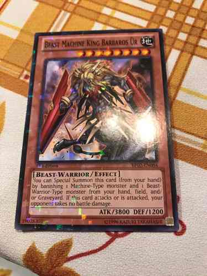 Beast Machine King Barbaros Ur - bp02-en084 - Mosaic Rare 1s 1