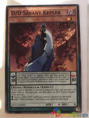 D/d Savant Kepler - docs-en092 - Common 1st Edition