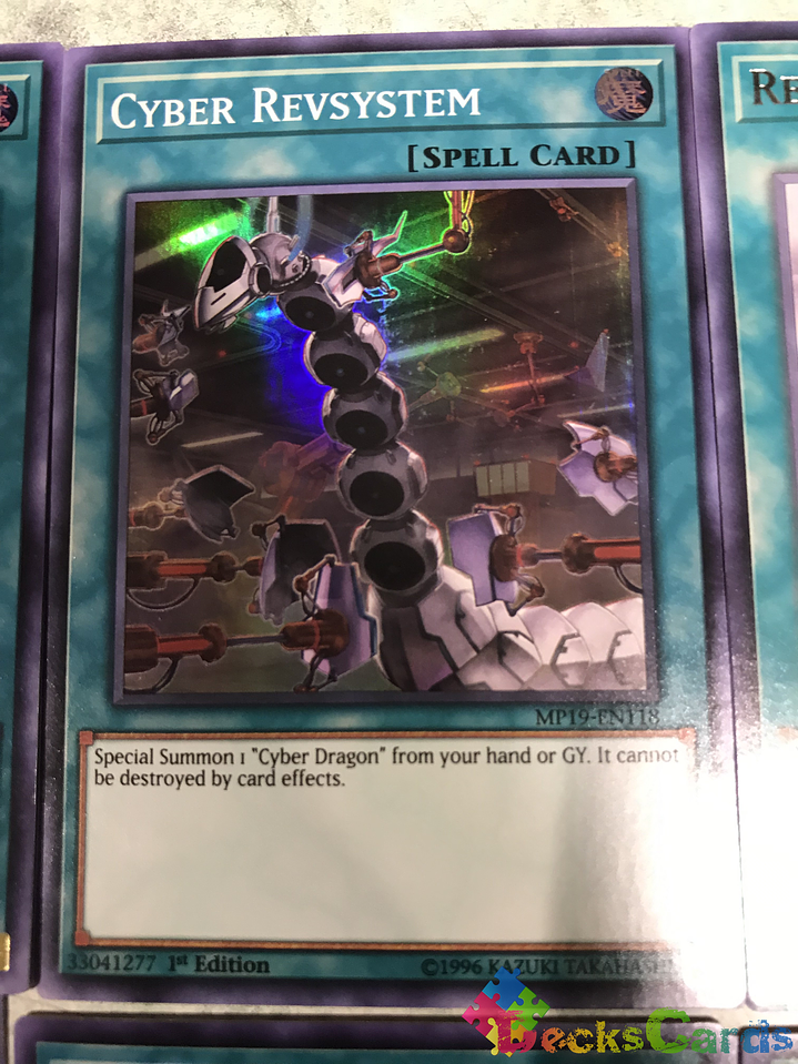 Cyber Revsystem - mp19-en118 - Super Rare 1st Edition 1