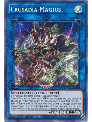 Crusadia Magius - MP19-EN105 - Prismatic Secret Rare 1st Edition