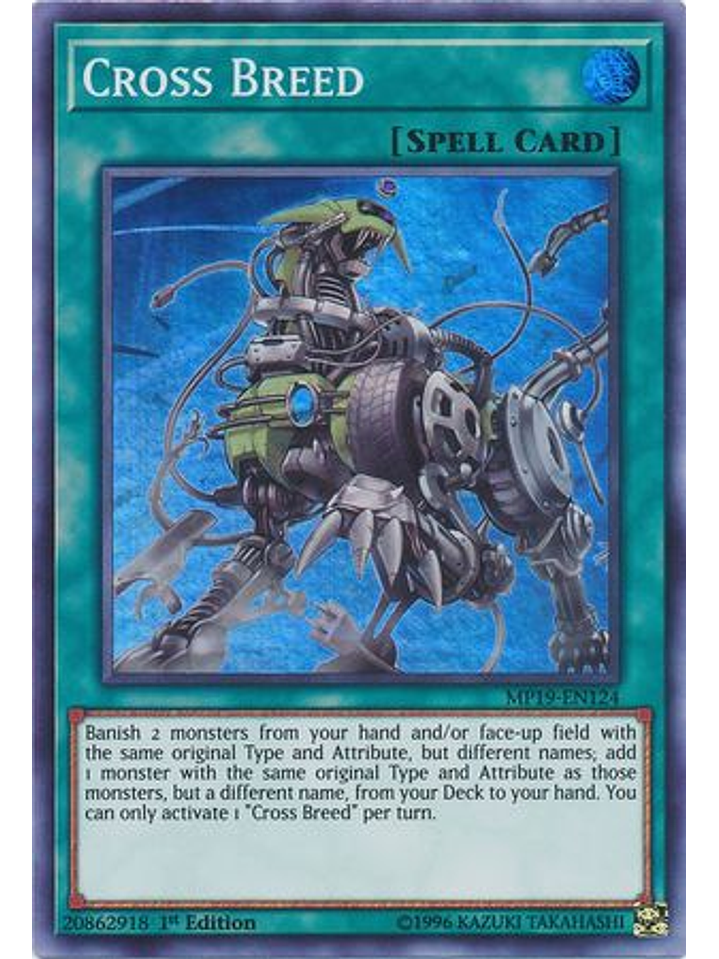 Cross Breed - MP19-EN124 - Super Rare 1st Edition 1