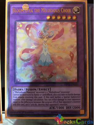 Bloom Diva the Melodious Choir - MP16-EN020 - Ultra Rare 1st Edition