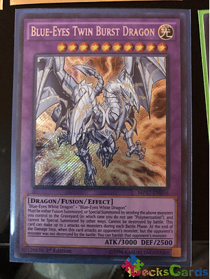 Blue-Eyes Twin Burst Dragon - MP17-EN056 - Secret Rare 1st Edition