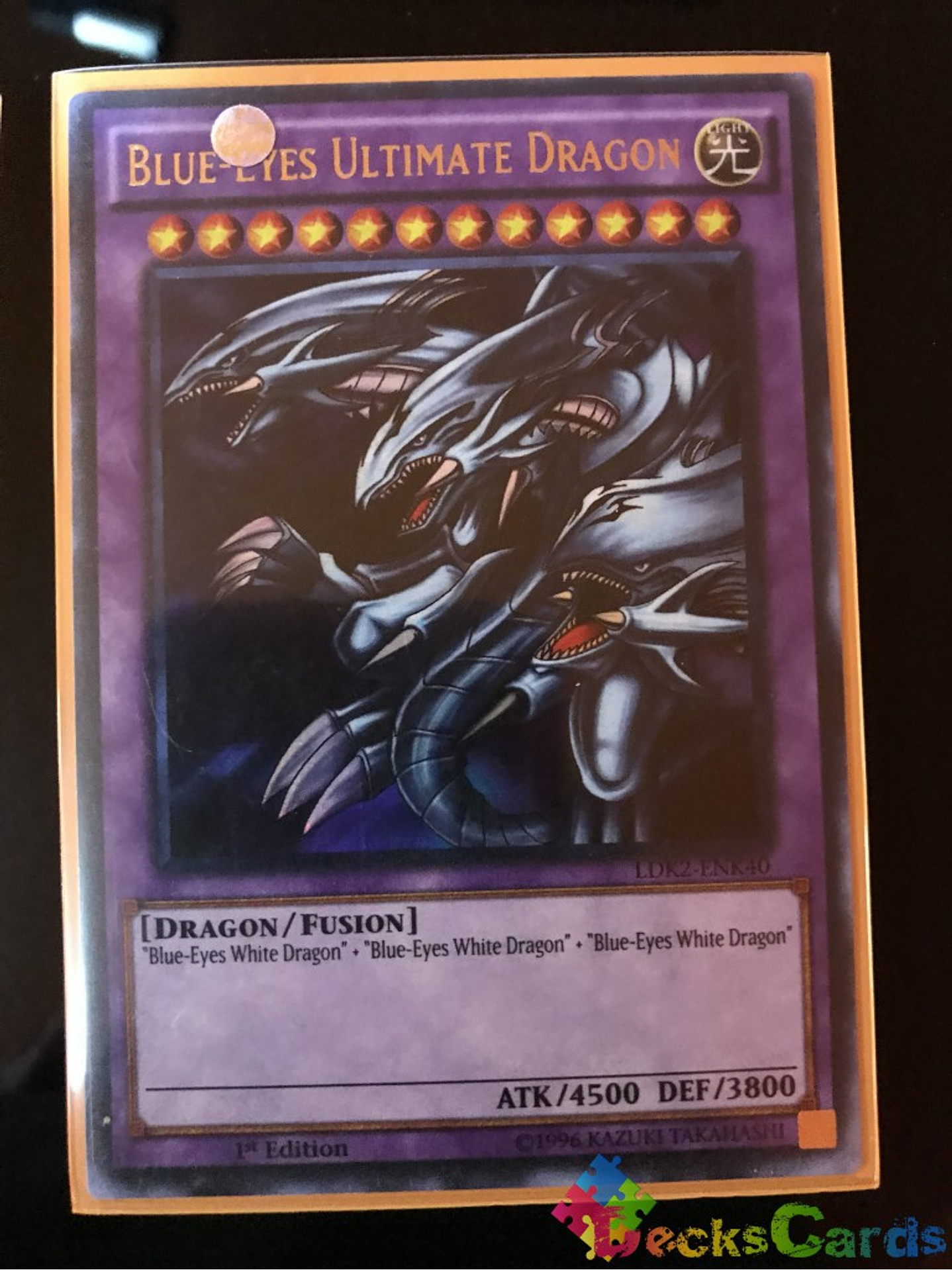 Blue-Eyes Ultimate Dragon - LDK2-ENK40 - Ultra Rare 1st Edition 1